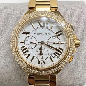 *SOLD* MICHAEL KORS Oversized Camille Pavé Gold-Tone Watch #MK6994 | NEW box+tag